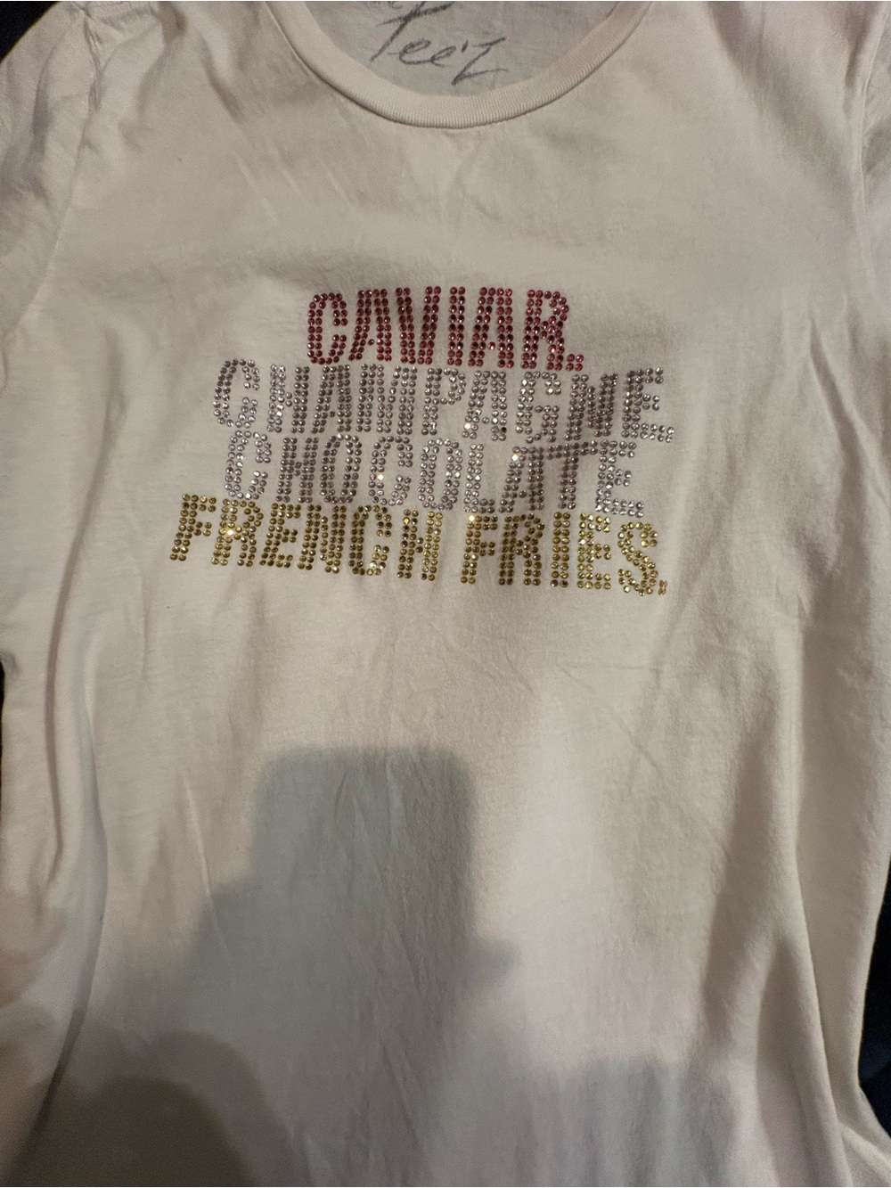 Cache Bling Graphic Short Sleeve Tee - Sz L - Picture 3 of 6